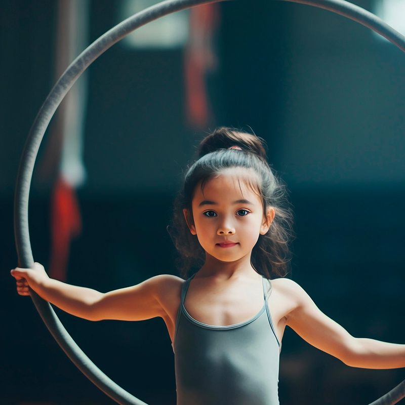 La gymnastique rythmique est un sport amusant et créatif, parfait pour les enfants qui aiment bouger en musique